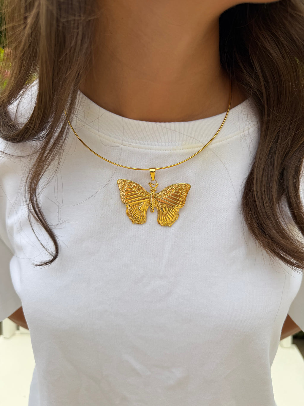 Butterfly Cuff Necklace
