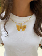 Butterfly Cuff Necklace