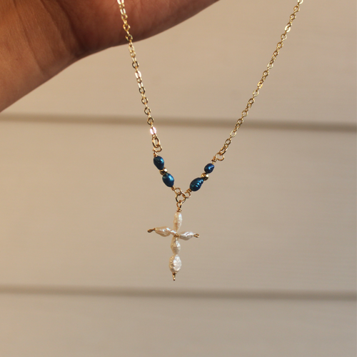 Coastal Cross Necklace