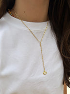 Pink Drop Necklace