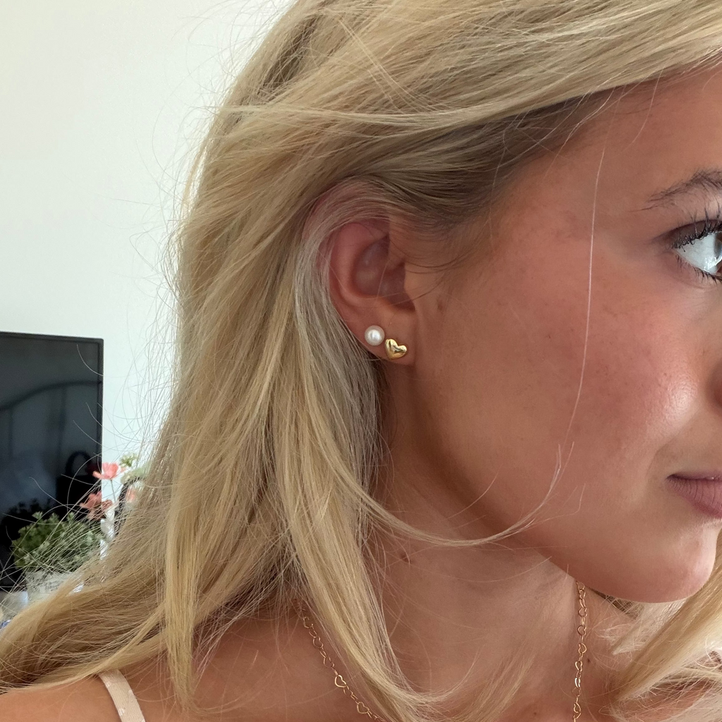 Heart Stud Earrings