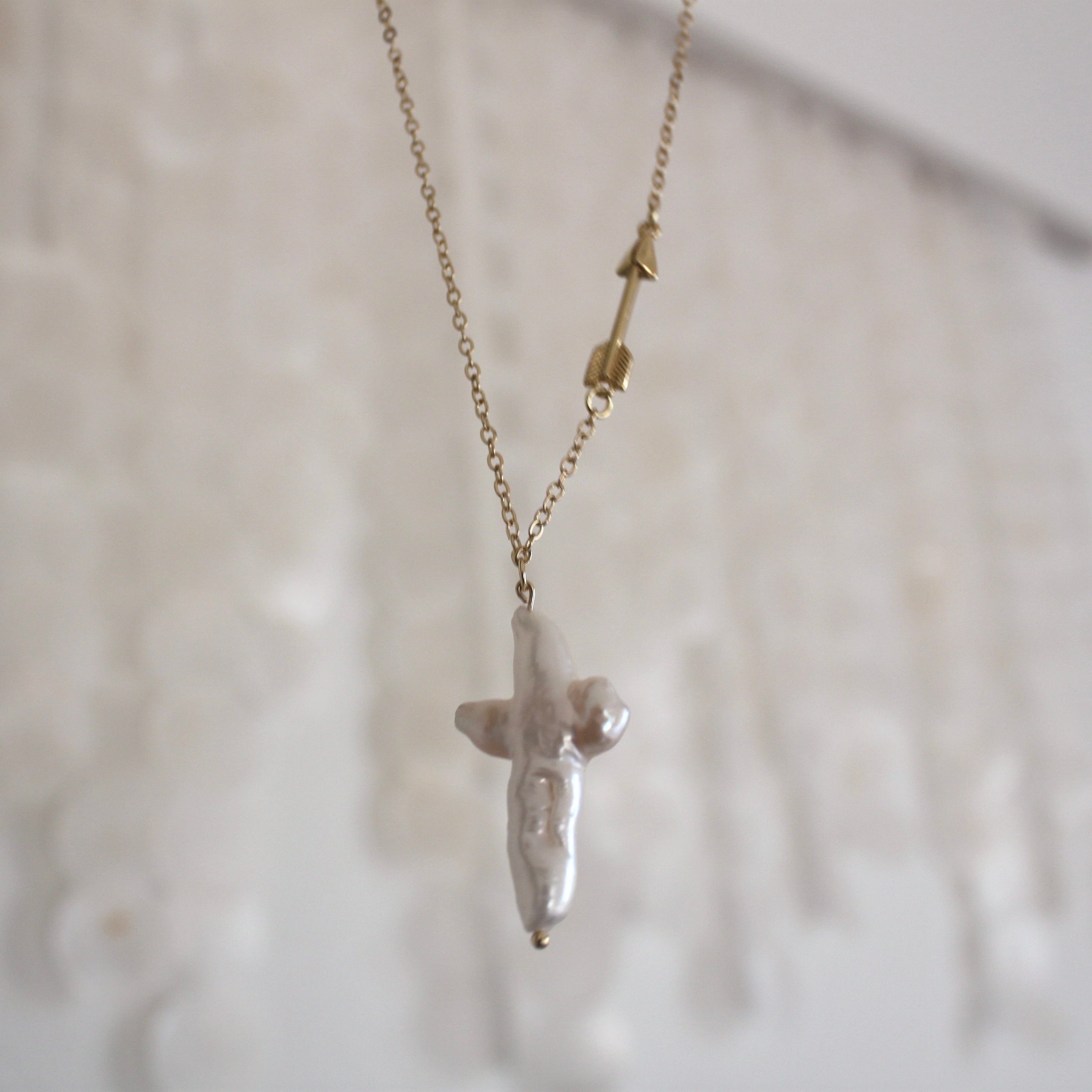 Pearls & Arrows Necklace