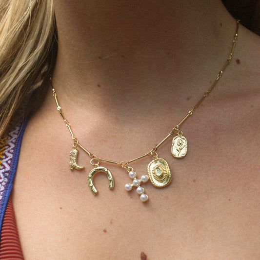 The Saddle Charm Necklace