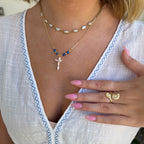 Coastal Cross Necklace