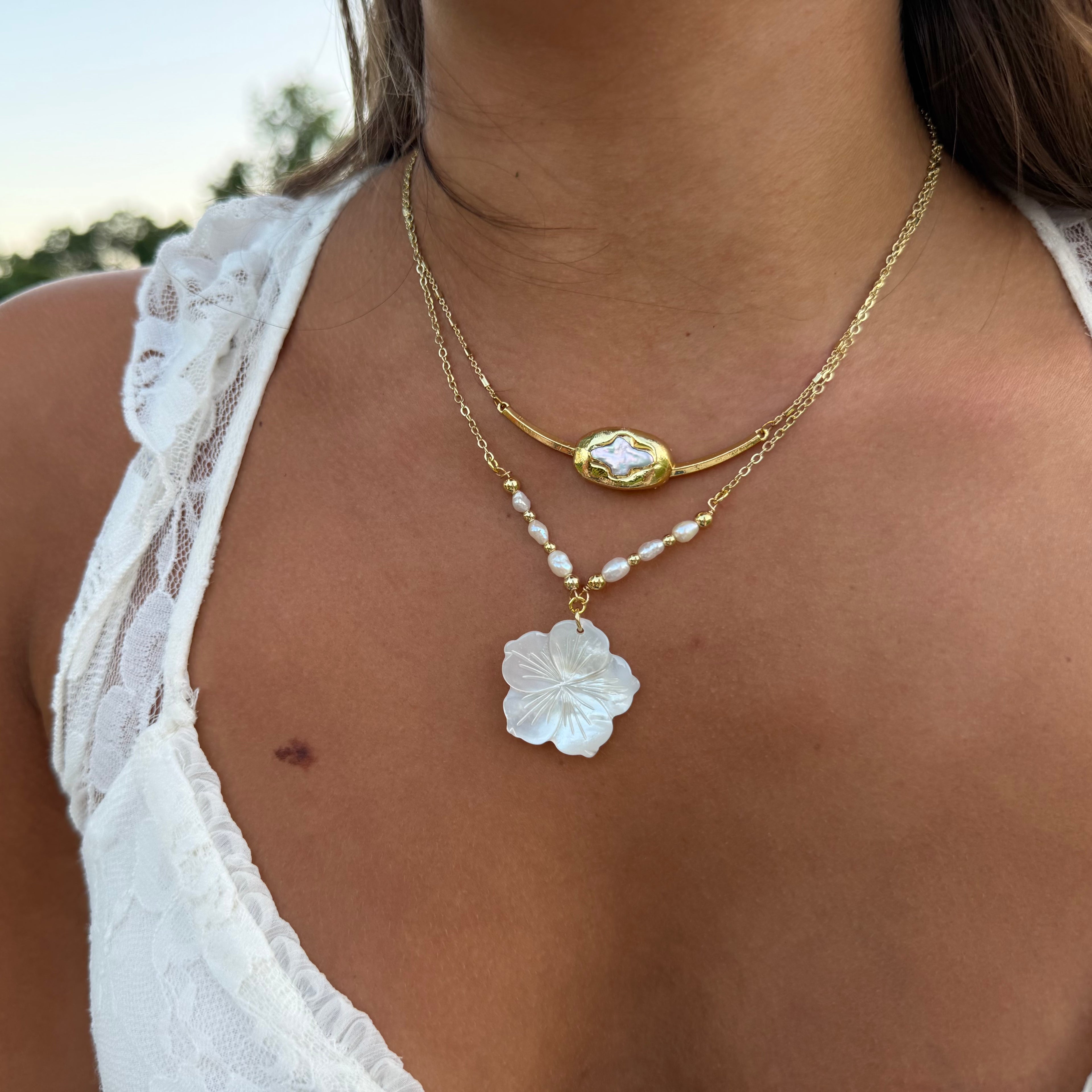 Hibiscus Necklace